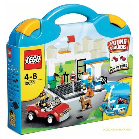 LEGO® Juniors 10659-K - Kék bőrönd