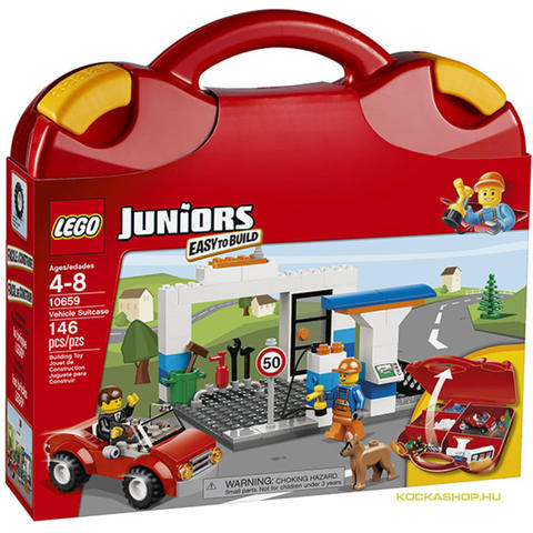 LEGO® Juniors 10659-P - Piros bőrönd
