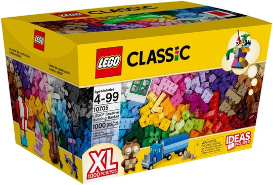 LEGO® Sérült doboz 10705s -  LEGO Classic Kreatív Építőkosár - Sérült dobozos