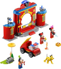 LEGO® Juniors 10776 - Mickey és barátai tűzoltóság és tűzoltóautó