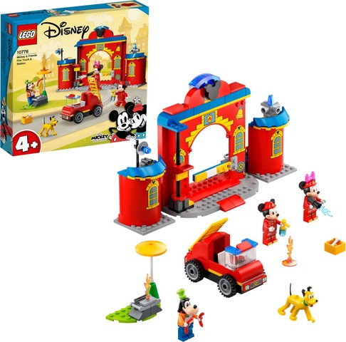 LEGO® Juniors 10776 - Mickey és barátai tűzoltóság és tűzoltóautó