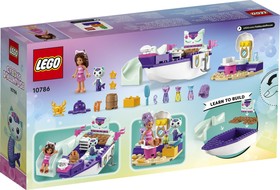 LEGO® Gabby babaháza 10786 - Gabi és Szirénke hajója és szépségszalonja