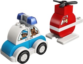 LEGO® DUPLO® 10957 - Tűzoltó helikopter és rendőrautó