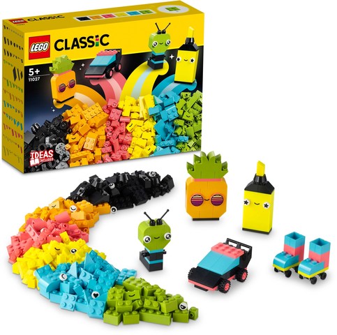 LEGO® Elemek és egyebek 11027 - Kreatív neon kockák