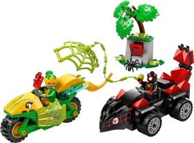 LEGO® Marvel 11198 - Spin és Electro: Üldözés a dinójárművel