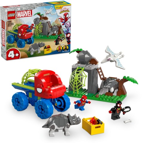 LEGO® Marvel 11199 - Pókcsapat: mentőakció a dinómarkolóval