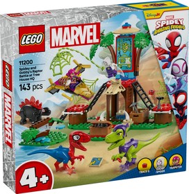 LEGO® Marvel 11200 - Pókember és Gobby raptorcsatája a lombház főhadiszálláson