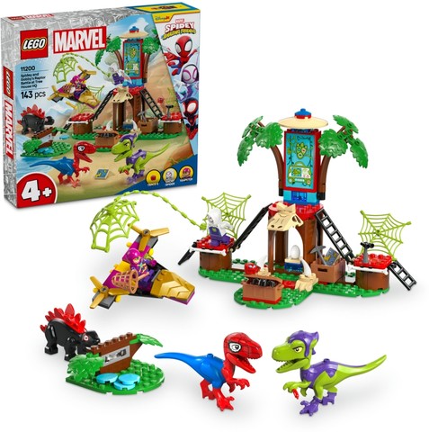 LEGO® Marvel 11200 - Pókember és Gobby raptorcsatája a lombház főhadiszálláson