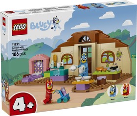 LEGO® Bluey 11221 - Rozsdás és Bluey a suliban