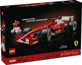 LEGO® ICONS 11375 - Ferrari F2004 és Michael Schumacher