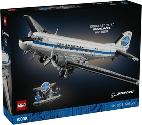 LEGO® ICONS 11378 - Douglas™ DC-3™ PAN AM® utasszállító repülőgép