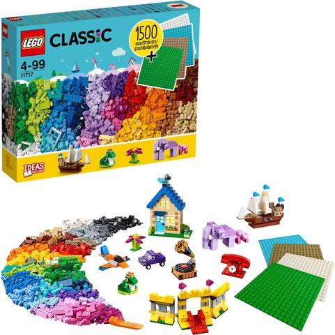 LEGO® Elemek és egyebek 11717 - LEGO® Classic 11717 -  Elemek, elemek, lapok