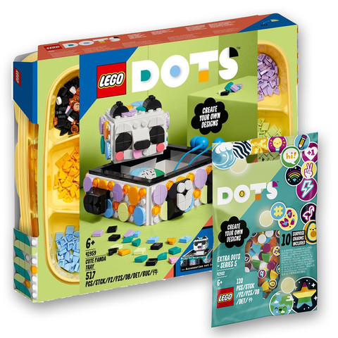 LEGO® DOTS 202307 - LEGO® DOTS kreatív csomag - Cuki Panda