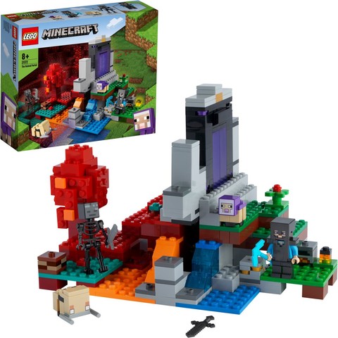 LEGO® Minecraft™ 21172 - A romos portál