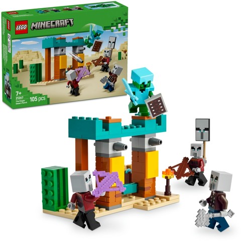 LEGO® Minecraft™ 21267 - Illagerek őrjárata a sivatagban