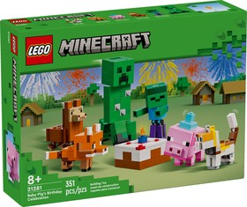 LEGO® Minecraft™ 21281 - Kismalac születésnapi zsúrja