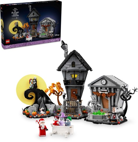 LEGO® Ideas - CUUSOO 21351 - Disney Tim Burton: Karácsonyi lidércnyomás