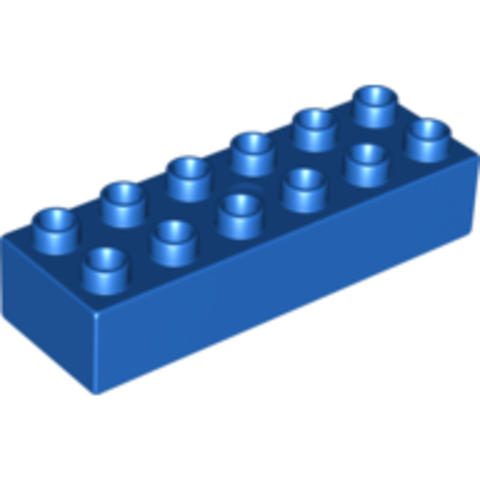 LEGO® Alkatrészek (Pick a Brick) 230023 - Kék DUPLO 2x6 elem