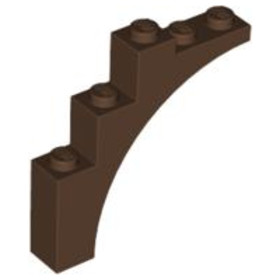 Barna 1x5x4 Ívelt Elem