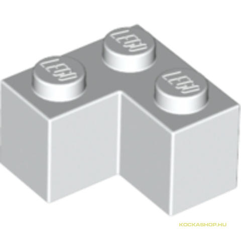 LEGO® Alkatrészek (Pick a Brick) 235701 - Fehér 1X2X2 Sarokelem