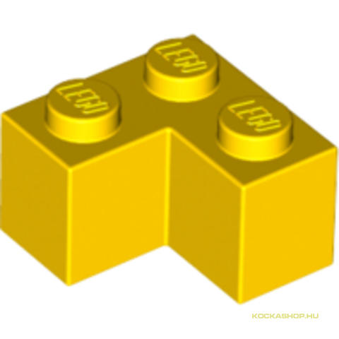 LEGO® Alkatrészek (Pick a Brick) 235724 - Sárga 1X2X2 Sarokelem