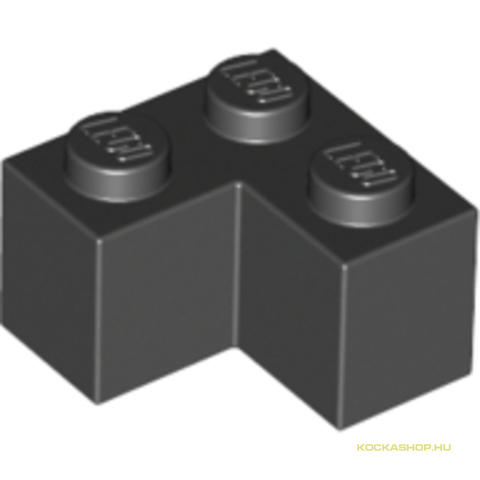 LEGO® Alkatrészek (Pick a Brick) 235726 - Fekete 1X2X2 Sarokelem