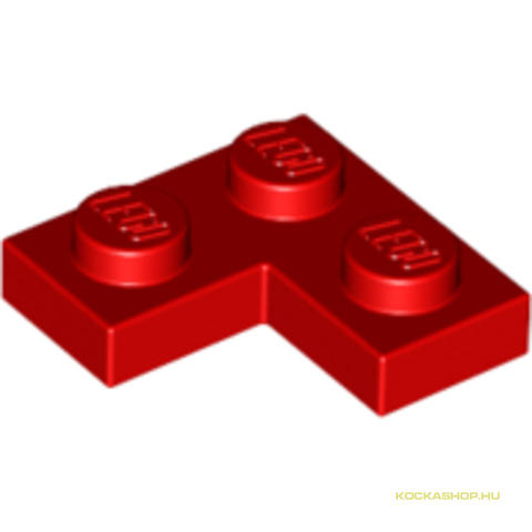 LEGO® Alkatrészek (Pick a Brick) 242021 - Piros 1X2X2 Lapos Sarokelem