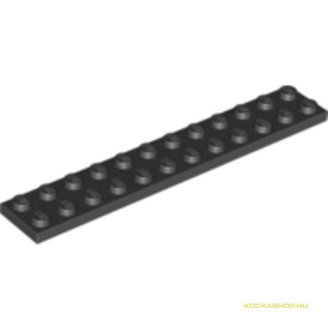 LEGO® Alkatrészek (Pick a Brick) 244526 - Fekete 2X12 Lapos Elem