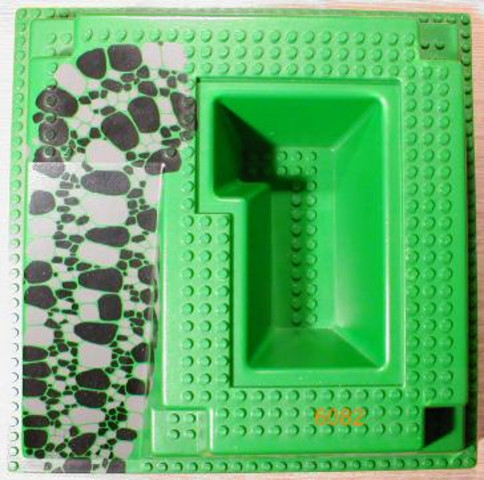 LEGO® Alkatrészek (Pick a Brick) 2552px5 - Zöld alaplap (6082-es készletből)