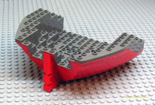 LEGO® Alkatrészek (Pick a Brick) 2559c04 - Piros Hajófar használt