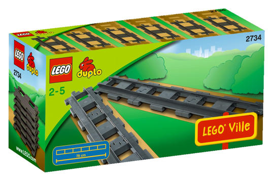 LEGO® DUPLO® 2734 - 6 egyenes sín