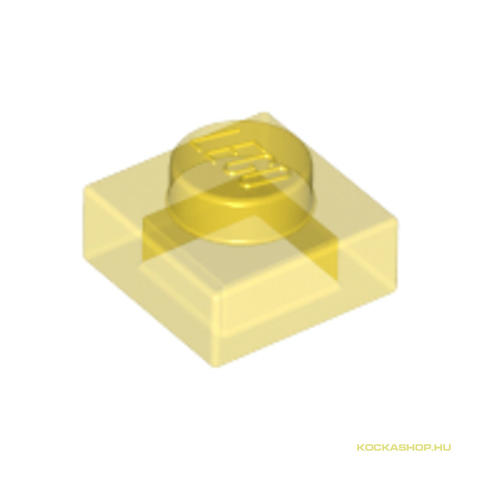 LEGO® Alkatrészek (Pick a Brick) 3000844 - Átlátszó Sárga 1X1 Lapos Elem