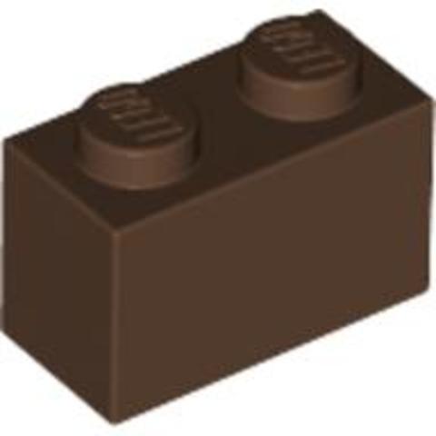 LEGO® Alkatrészek (Pick a Brick) 300425 - Barna 1x2 kocka