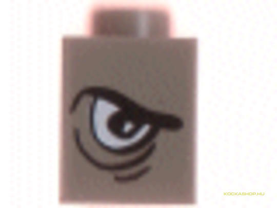 LEGO® Alkatrészek (Pick a Brick) 3005pb002 - Világosszürke 1x1 Elem Haragos szem (jobb)