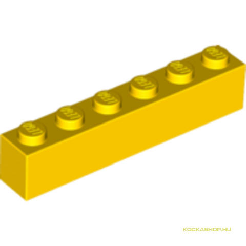 LEGO® Alkatrészek (Pick a Brick) 300924 - Sárga 1X1X6 Elem