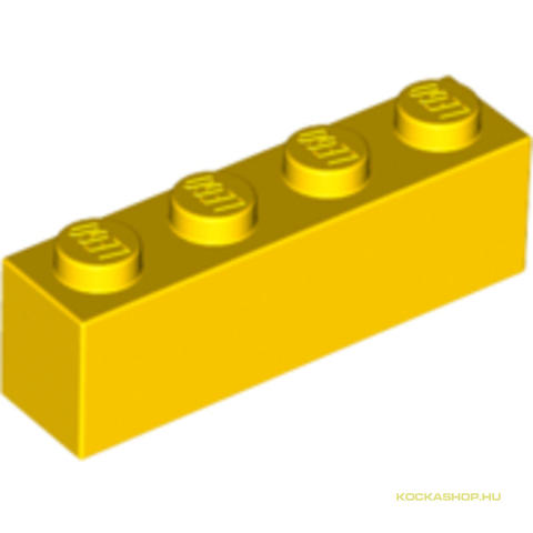 LEGO® Alkatrészek (Pick a Brick) 301024 - Sárga 1X1X4 Elem
