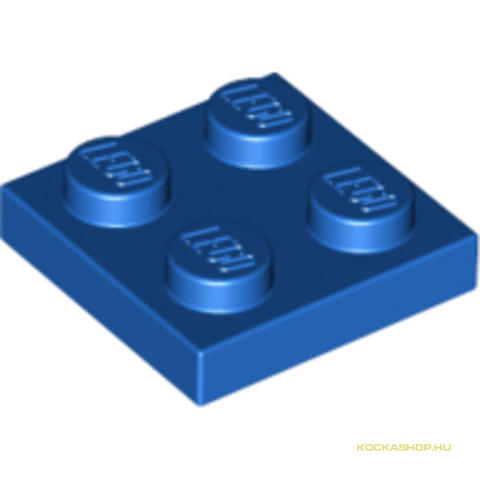 LEGO® Alkatrészek (Pick a Brick) 302223 - Kék 2X2 Lapos Elem