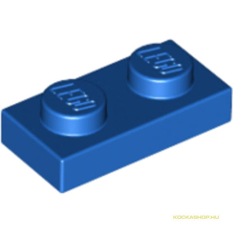 LEGO® Alkatrészek (Pick a Brick) 302323 - Kék 1X2 Lapos Elem