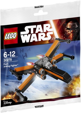 LEGO® Polybag - Mini készletek 30278 - Poe X-szárnyú vadászgépe™ Polybag