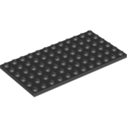 LEGO® Alkatrészek (Pick a Brick) 302826 - Fekete 6x12 Lapos Elem