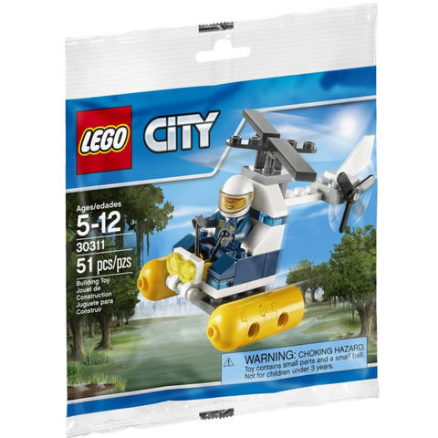 LEGO® City 30311 - Mocsári rendőrségi helikopter