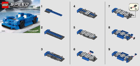 LEGO® Útmutatók, dobozok 30343inst - 30343 Készlet Összerakási Útmutatója