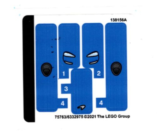LEGO® Alkatrészek (Pick a Brick) 30343stk01 - 30343 Készlet Matricaíve