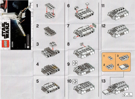 LEGO® Útmutatók, dobozok 30388inst - 30388 összeszerelési útmutató