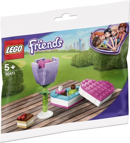 LEGO® Friends 30411 - Csokoládé doboz és virág - polybag