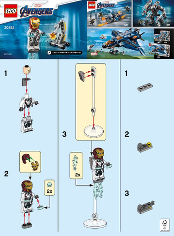 LEGO® Alkatrészek (Pick a Brick) 30452inst - 30452-es készlet összeszerelési útmutatója