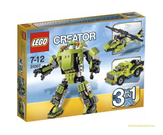 LEGO® Creator 3-in-1 31007s - Mechanikus robot(Sérült doboz)