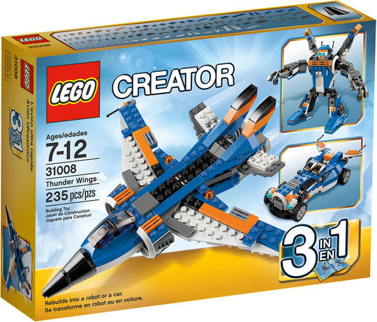 LEGO® Creator 3-in-1 31008 - Mennydörgő szárnyak
