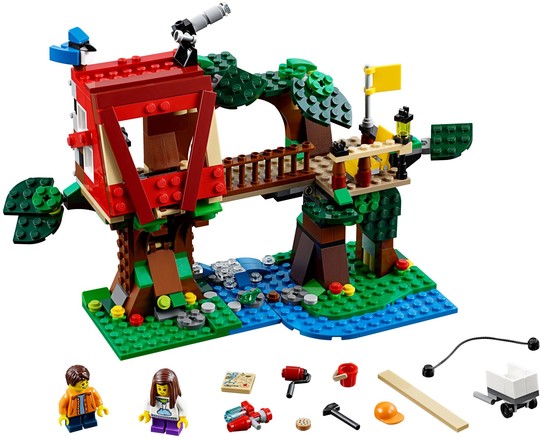 LEGO® Creator 3-in-1 31053 - Kalandok a lombházban