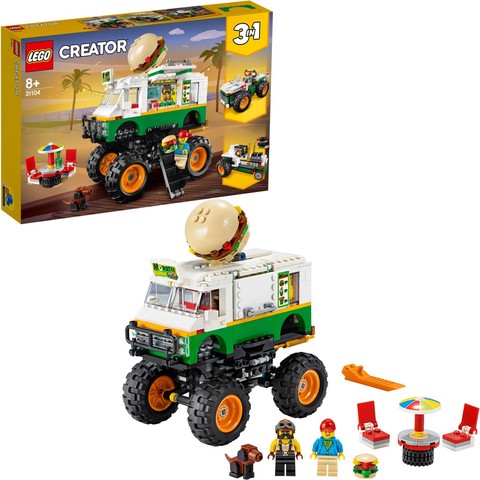 LEGO® Creator 3-in-1 31104 - Óriás hamburgeres teherautó